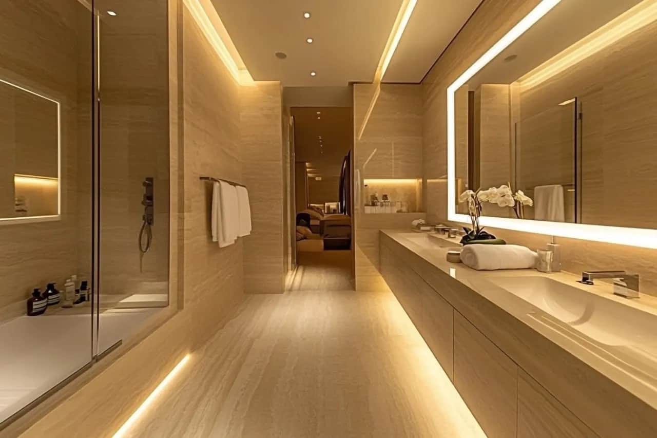 Oświetlenie LED do łazienki: IP, barwa, moc. Stwórz idealne SPA!