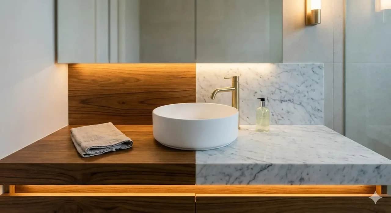 Blat pod umywalkę: Wybierz idealny na lata! Materiały i koszty.