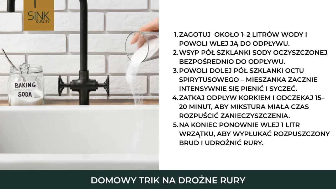 Zatkany zlew? Udrożnij go sam! Skuteczne porady krok po kroku.